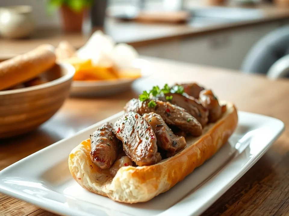Hühnerleber Rezept – im Baguette mit Chili-Mayonnaise