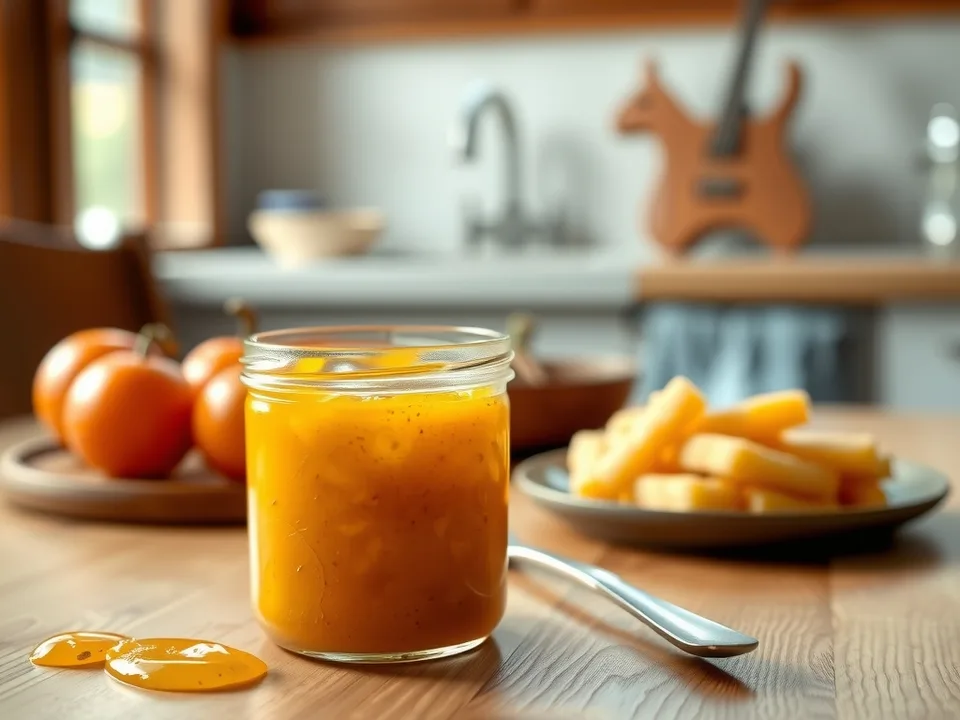 Melonenmarmelade mit Ingwer und Limette