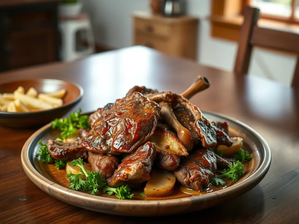 Schweinebraten Niedrigtemperatur – Nacken und Karree