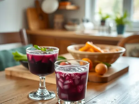 Holunderbeerlikör selbst machen – mit gekochtem Saft